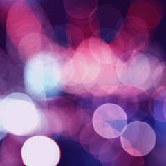 Defocused bokeh lights