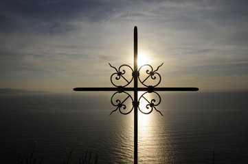 Nonza village in Cap Corse Peninsula