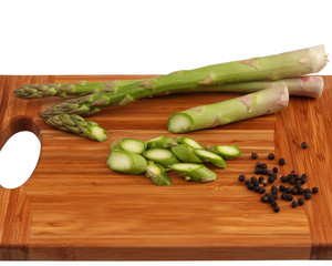 Fresh vegetables and fruits on the wooden table