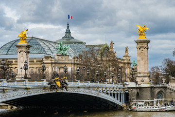 Paris Bridge And River