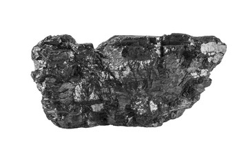 coal isolated on white background
