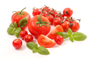 fresh tomato and basil