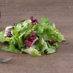 Fresh salad on the table