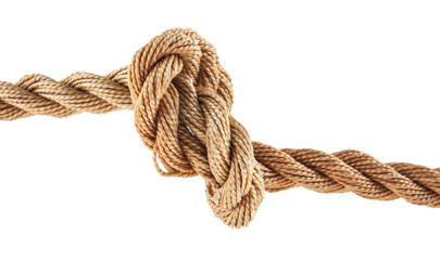 Rope isolated on white background