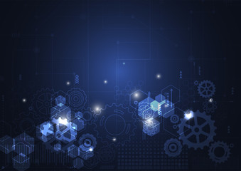 Abstract technology concept. vector illustration background