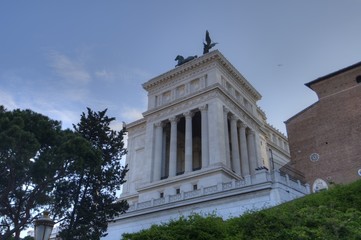 Fototapeta na wymiar Altar of the Fatherland in Rome, Italy