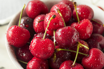 Raw Organic Red Sweet Cherries