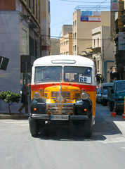 Typical bus of Malta