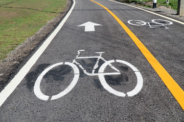 Obraz premium Bike lane