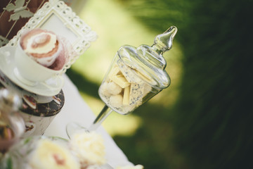 Cupcake table decoration