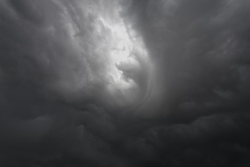 Dark Stormy Clouds Background