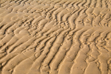 beautiful sea sand sky and summer day