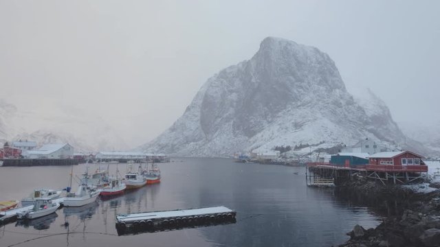 Hamnoy village on Lofoten Islands, Norway