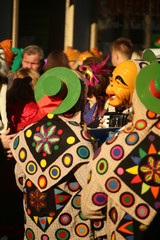 Fototapeta na wymiar Fasching in Schwarzwald - Karneval 