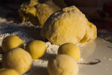 flour, dough, baking, kitchen, cooking, yummy