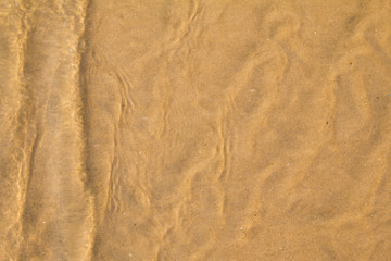 beautiful sea sand sky and summer day