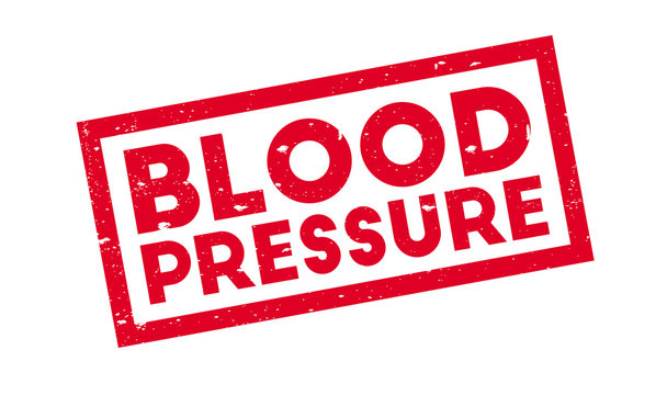 Blood Pressure rubber stamp. Grunge design with dust scratches. Effects can be easily removed for a clean, crisp look. Color is easily changed.