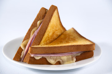 Ham and cheese sandwich