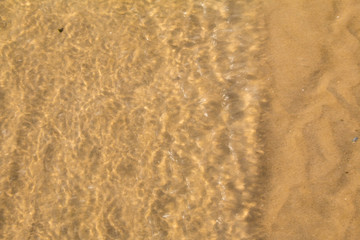 beautiful sea sand sky and summer day