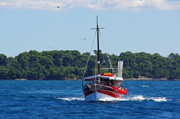 Schifffahrt in Kroatien Adria