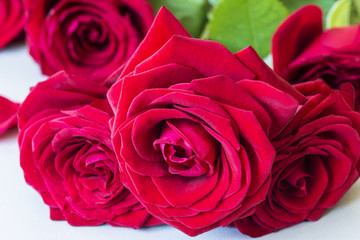 bouquet of red roses