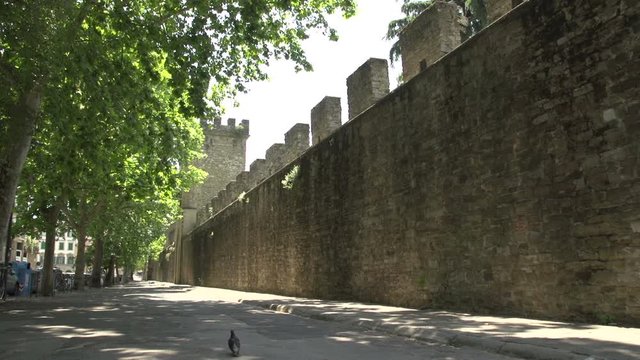 City wall of Porta San Frediano