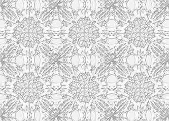 Grey Vintage pattern backgrounds for design.
