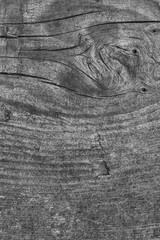 Old Weathered Knotted Cracked Black Pine Floorboard Texture Detail