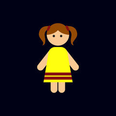 little girl, kid, child, cute girl