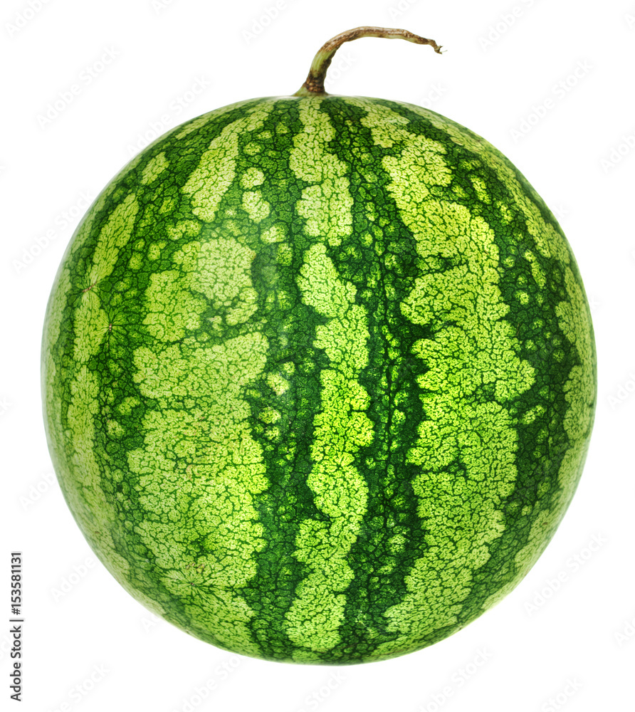 Wall mural watermelon isolated on white background