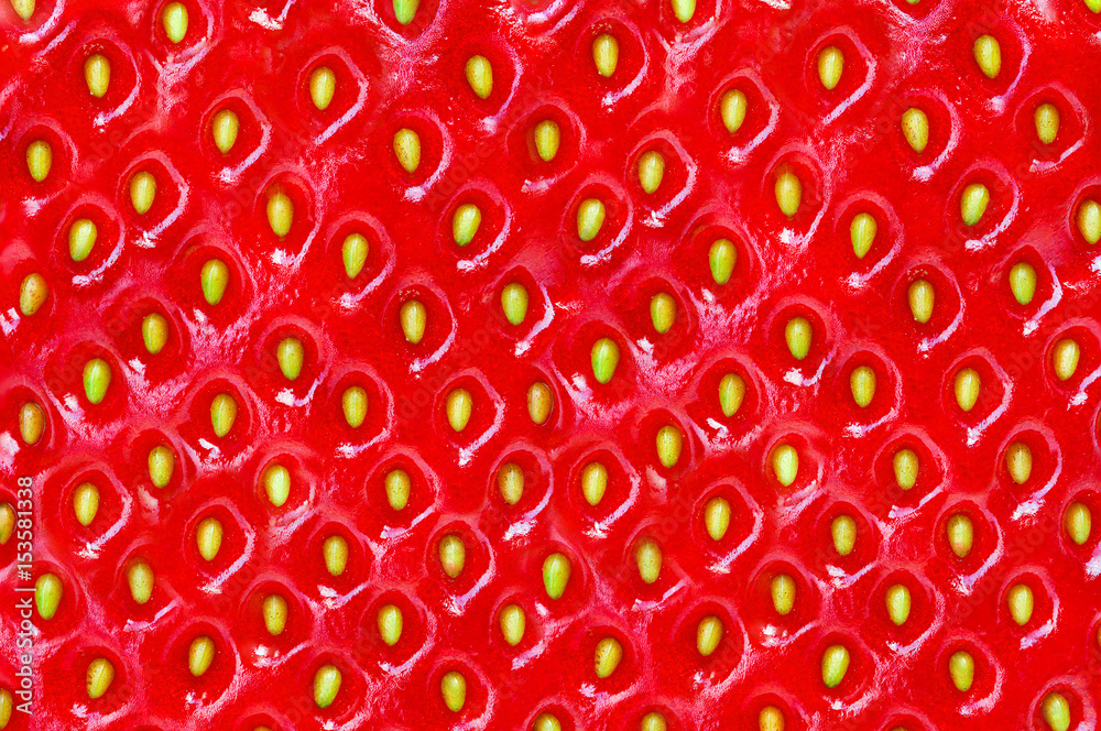 Canvas Prints strawberry texture - Canvas Prints