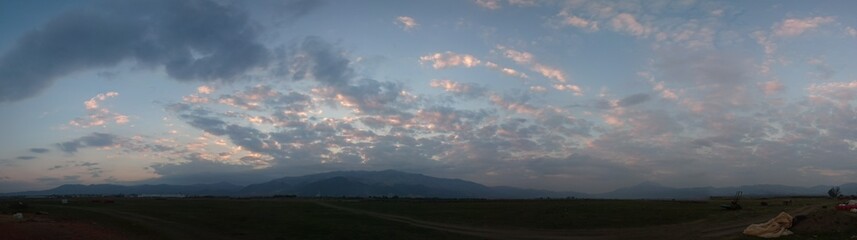 Panoramik gökyüzü