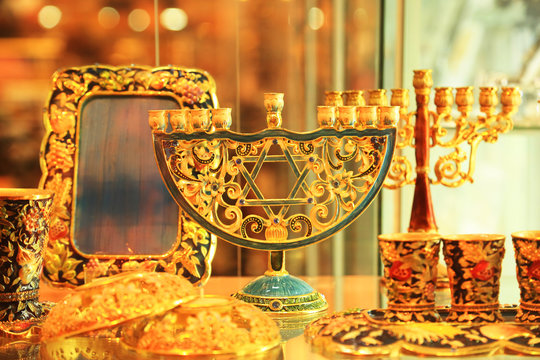 The Jewish menorah