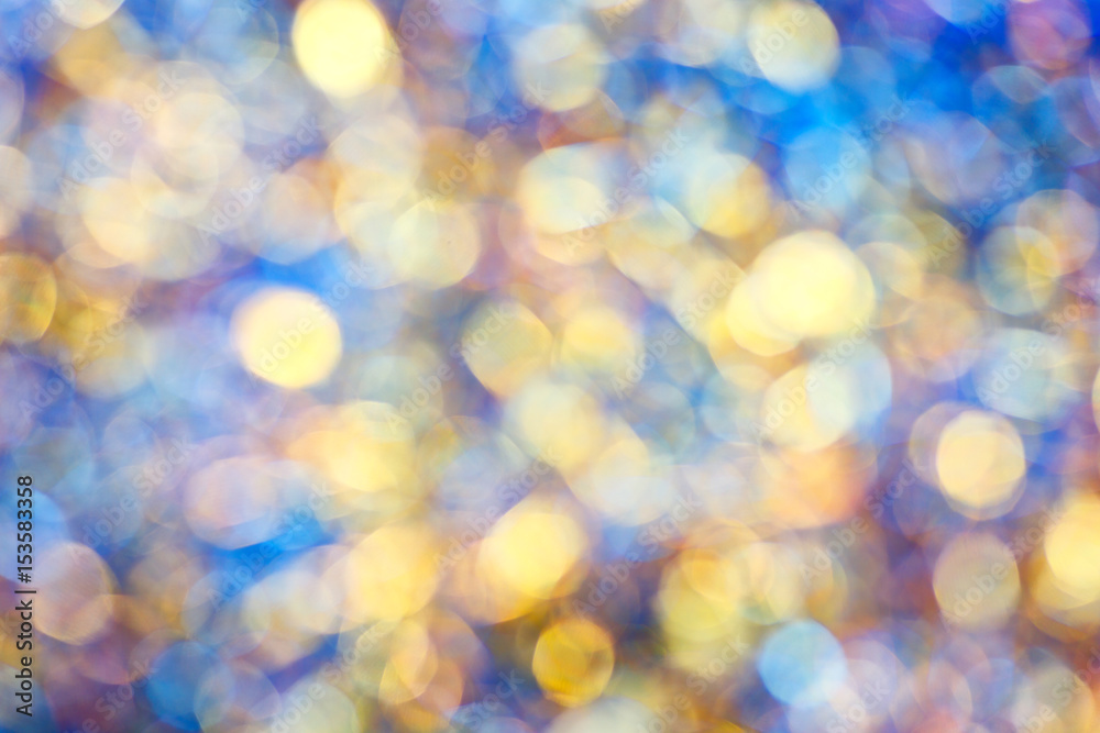 Aufkleber bokeh colorful background