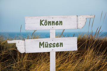 Schild 196 - Können