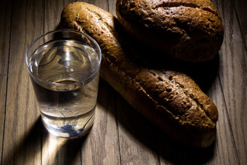 Fasting for bread and water