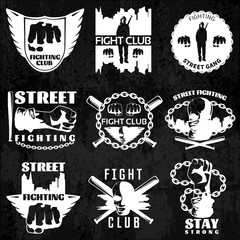 Obraz premium Fight Clubs Emblems