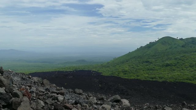 Climbing the Cerro Negro volcano