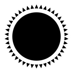 label frame emblem decoration pictogram vector illustration