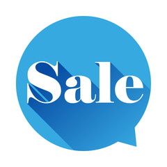 Sale sign speech bubble