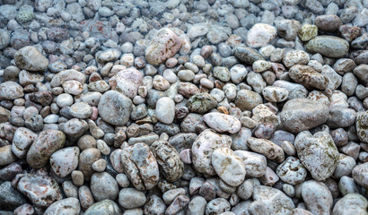 stones and water