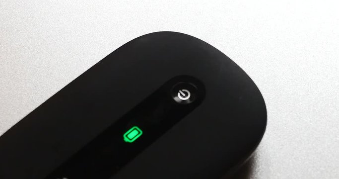 4k Wi-Fi Router Blinking Signs.