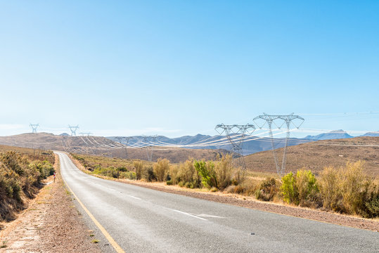 Electricity Infrastructure And The Road Between Ceres And Touws River