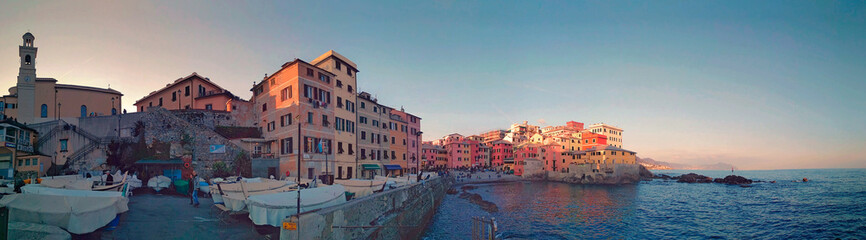 Fishing village in the city