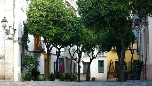 Picturesque street in Seville