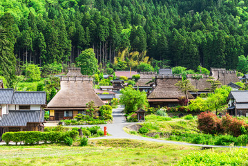 京都　美山かやぶきの里