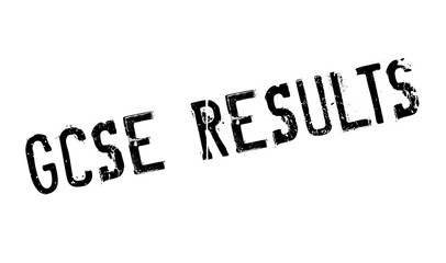 Gcse Results rubber stamp. Grunge design with dust scratches. Effects can be easily removed for a clean, crisp look. Color is easily changed.