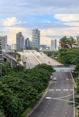 Naklejka premium modern city in south asia : Singapore