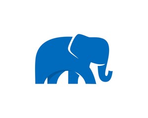 Elephant flat vector