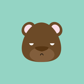 bear face expression